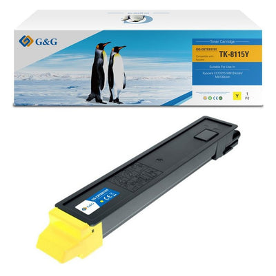 G&g Toner Compatible With Kyocera TK-8115Y 1T02P3ANL0 — image 1