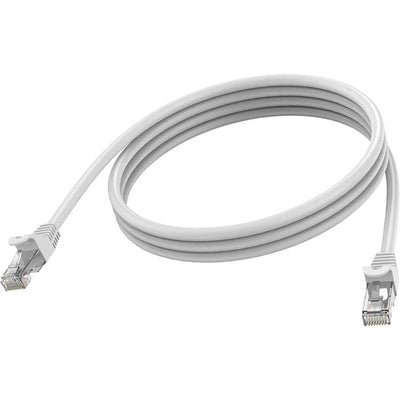 1M Cable CAT.6 RJ45 (m) a RJ45 (m) Par Trenzado Blindado STP CAT.6A 10Gbps 24 Awg With Protector White — image 1