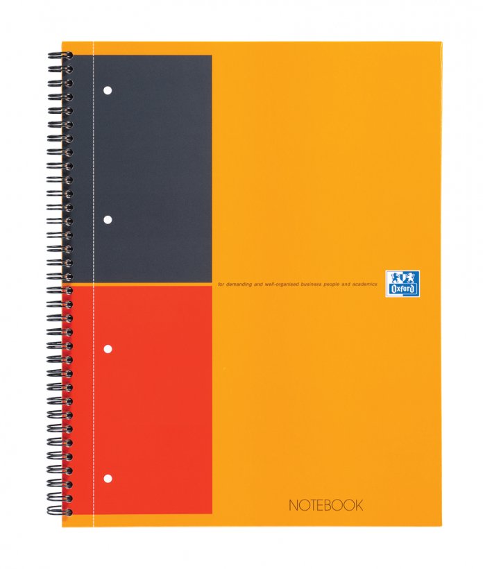 Oxford 100104036 Notebook And Block A4 Orange
