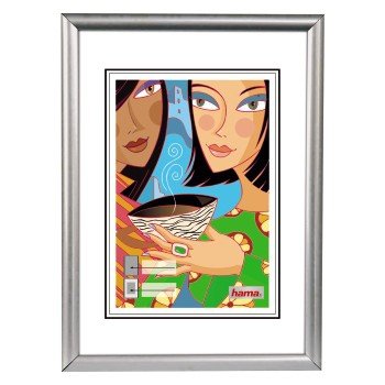 Hama Frame Plastic Madrid Silver 30X40 66498