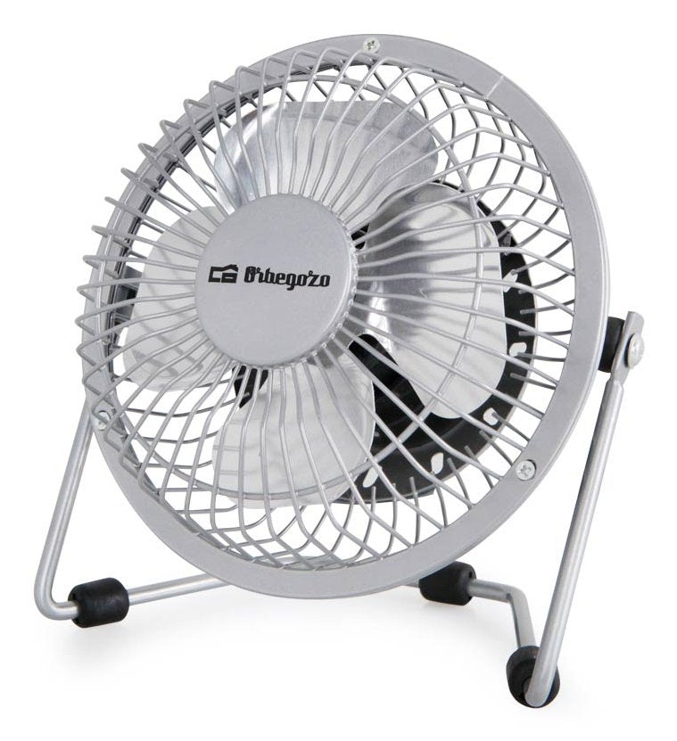 Orbegozo Mini Fan USB Pw 1025 Silver