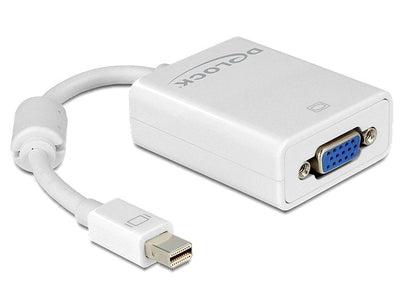 Delock Adapter Mini DisplayPort 1.2 Male VGA Female Passiv White — image 1