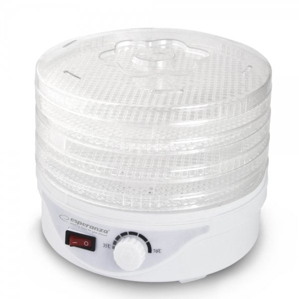 Esperanza EKD003 Deshidratador Alimentos, White 250W