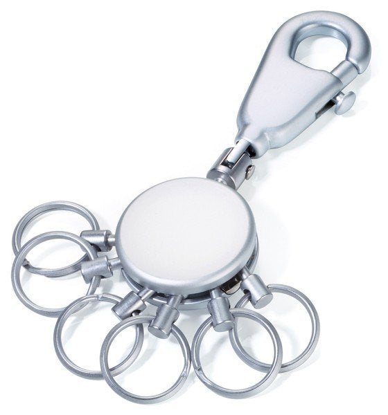 Troika Patent Anilla Keyring Silver