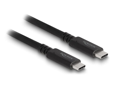 Delock USB4™ 40Gbps Cable Koaxial 1,2M USB PD 3.1 Extended Power Range 240W — image 1