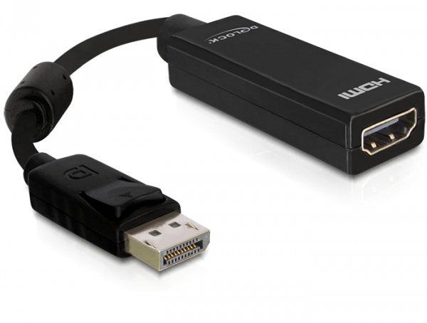 Delock Adapter DisplayPort a HDMI 0.20M Black 61849
