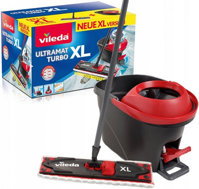Vileda Mopa Ultramat Turbo XL + Bucket With Juicer — image 1