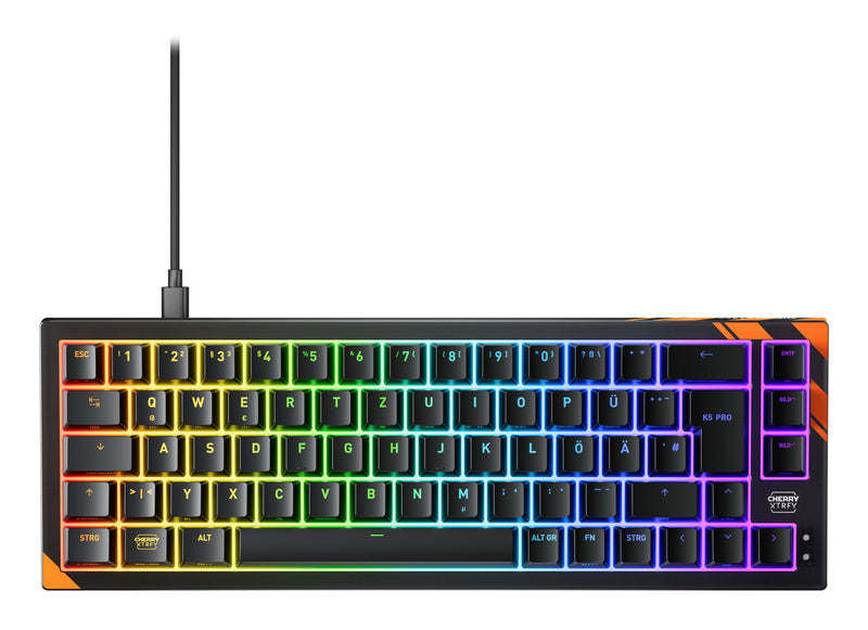 Cherry Xtrfy K5 Pro Tmr Keyboard RGB Wired Tkl 65% Sw