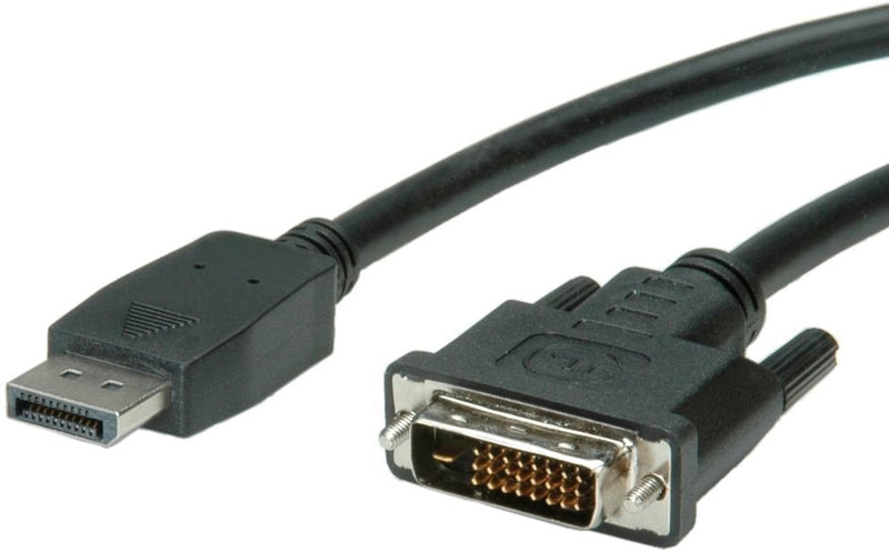 Value DisplayPort Cable DP St - DVI-d St, Black 1,5M