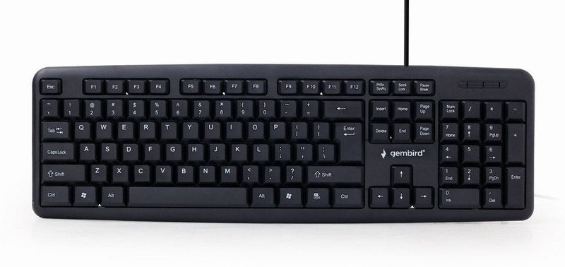 Gembird Spanish Keyboard USB Black KB-U-103-ES