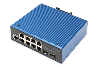 Digitus Switch Gigabit Ethernet Industrial L2 8 + 2 Ports Managed — image 1