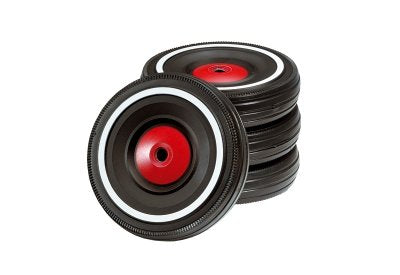 Big Bobby Car Classic Whisper Set Of Neumáticos, Set Of Wheels Black 800001260 — image 1