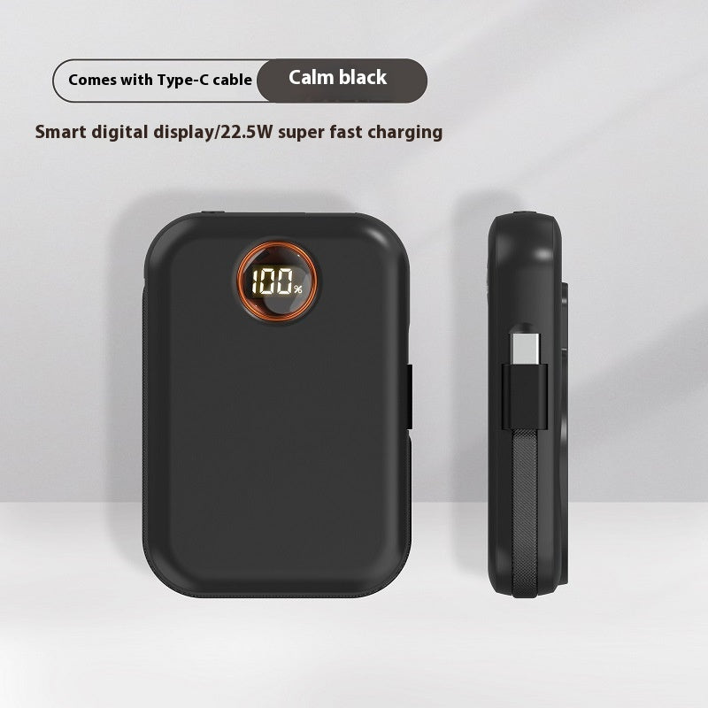 Magnetic With Cable Digital Display Fast Charging Portable Power Supply