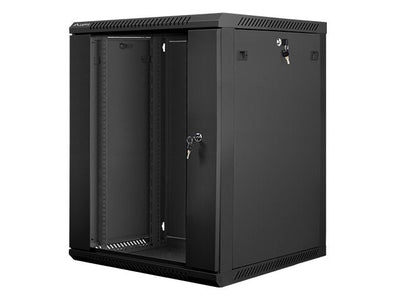 Lanberg Cabinet Mural WF01-6415-10B Black 19\1 15U IP20 600X600X769MM Up To 60KG Charging Accesorios Assembly — image 1