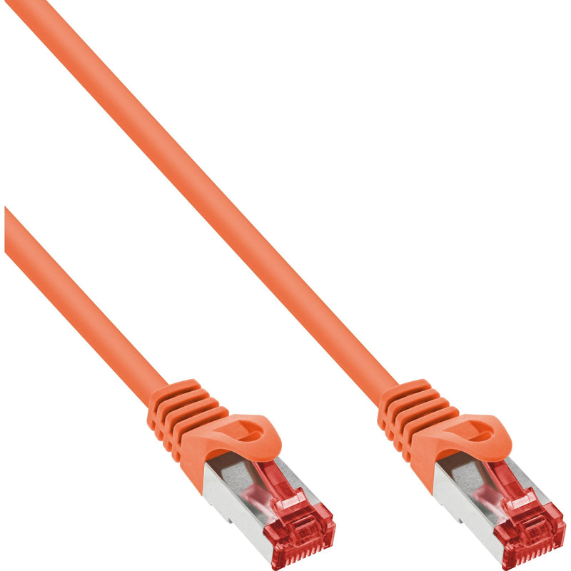 Inline Network Cable S/FTP Pimf CAT.6 250MHZ Pvc Cobre Orange 25M