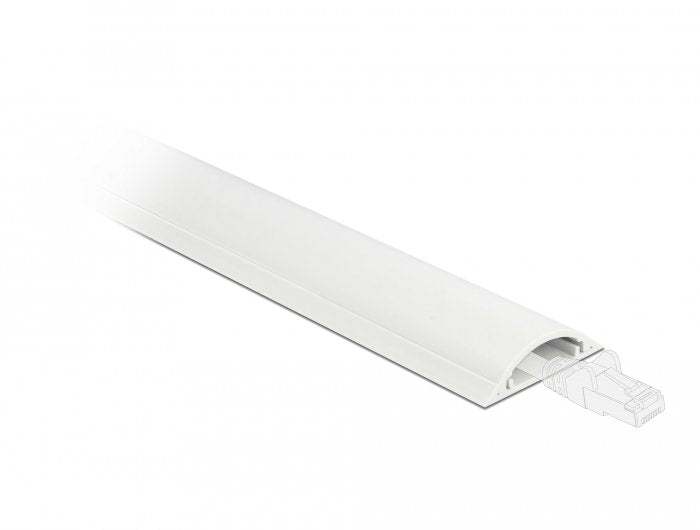 Delock Canaleta Cables Self-adhesive 70 X 20MM - Length 1M White