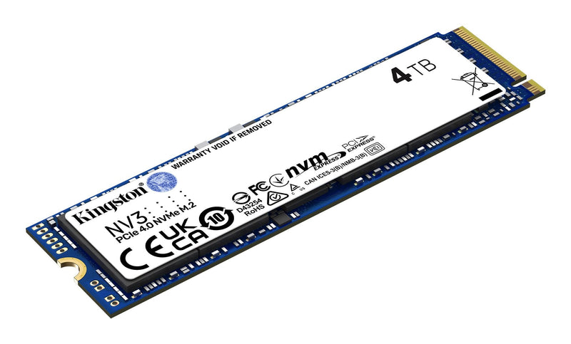Kingston Drive SSD 4TB NV3 M.2 2280 PCIE 4.0 NVMe SNV3S/4000G