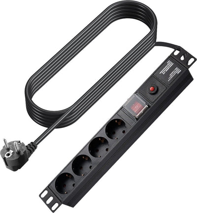 Vision TC-PSTRP4EU Base Múltiple 1,8M 4 Salidas AC Indoor Black — image 1