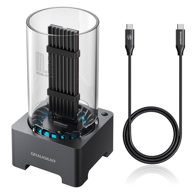 Graugear Docking Station USB4.0 F. M.2 PCIE GEN4X4 NVMe SSD