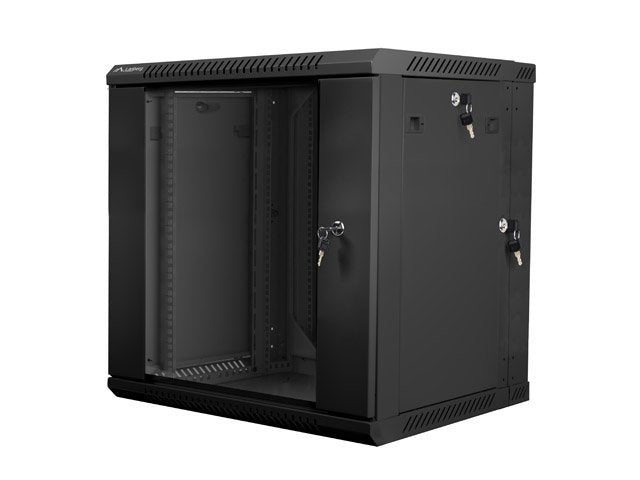 Lanberg Cabinet Rack 19 Double Sección Assembly Wall 12U / 600X600 Autoarmas (paquete Flat Black