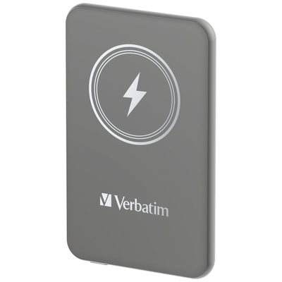 Verbatim Wireless Power Bank Charge 'n' Go 5.000MAH Grey Qi, PD 3.0, Quick Charge 3.0 32244 — image 1