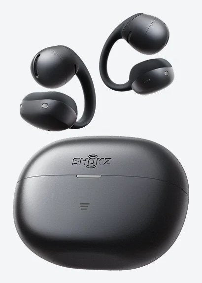 Shokz Auriculares Opendots Air Negro Inalámbricos Open-ear Con Clip