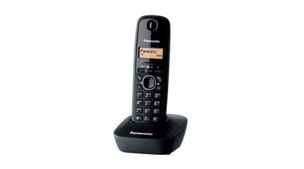 Panasonic KX-TG1611 Phone Dect Black Identificador Llamadas