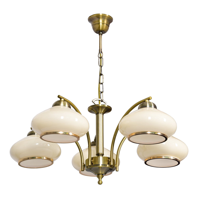 Activejet Plafón Aje-rita 5P E27 5X40W Patina