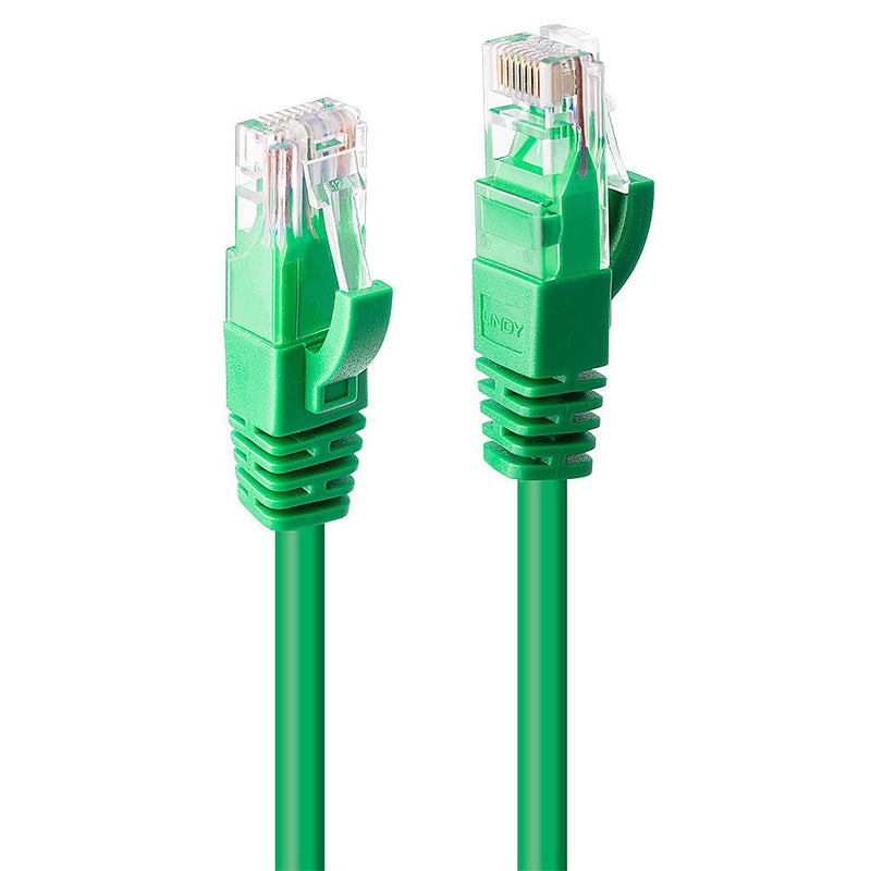 Lindy Network Cable CAT.6 U/UTP Green 0.50M
