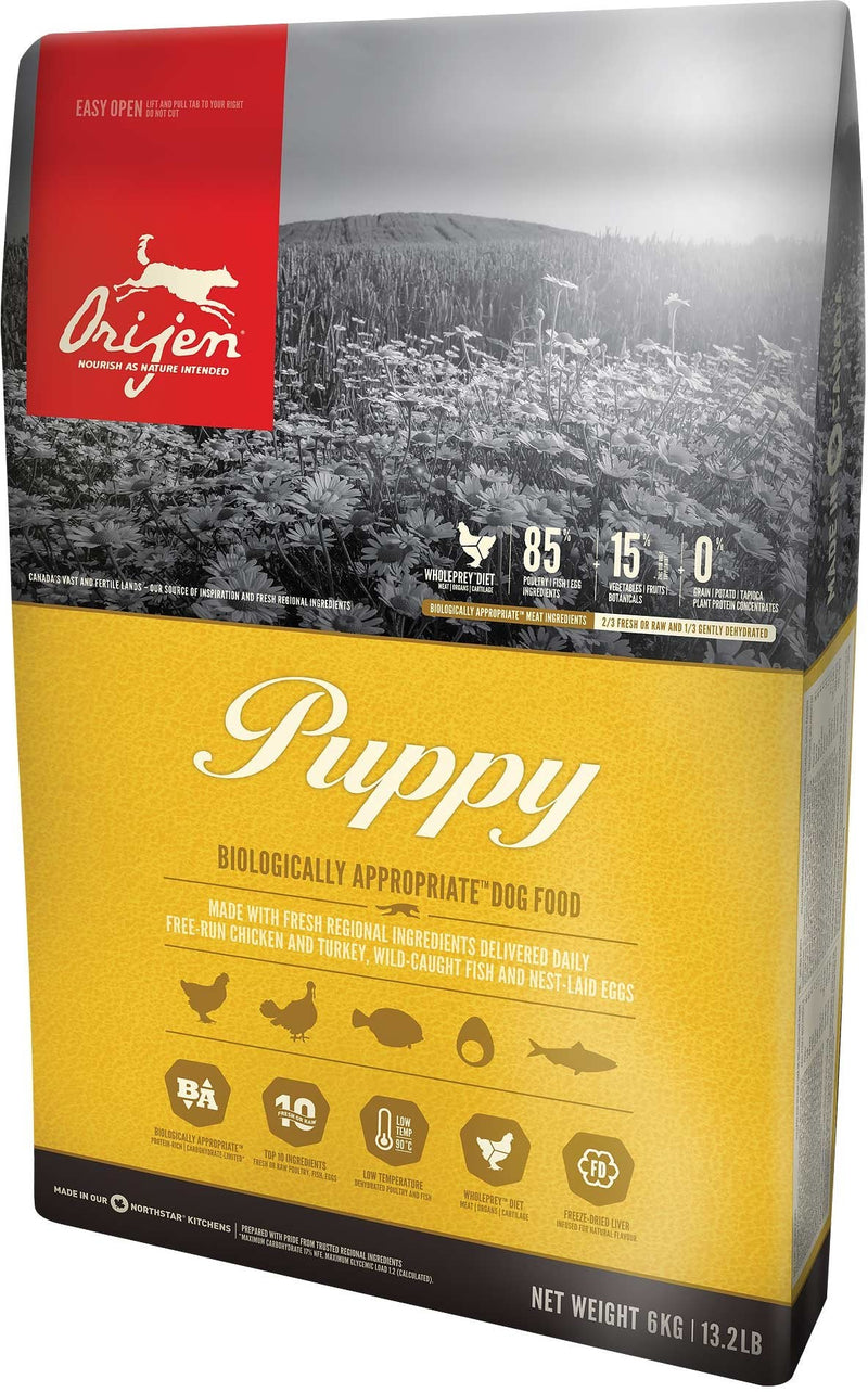 Orijen Puppy Cachorro Pollo, Pescados, Pavo 11,4KG