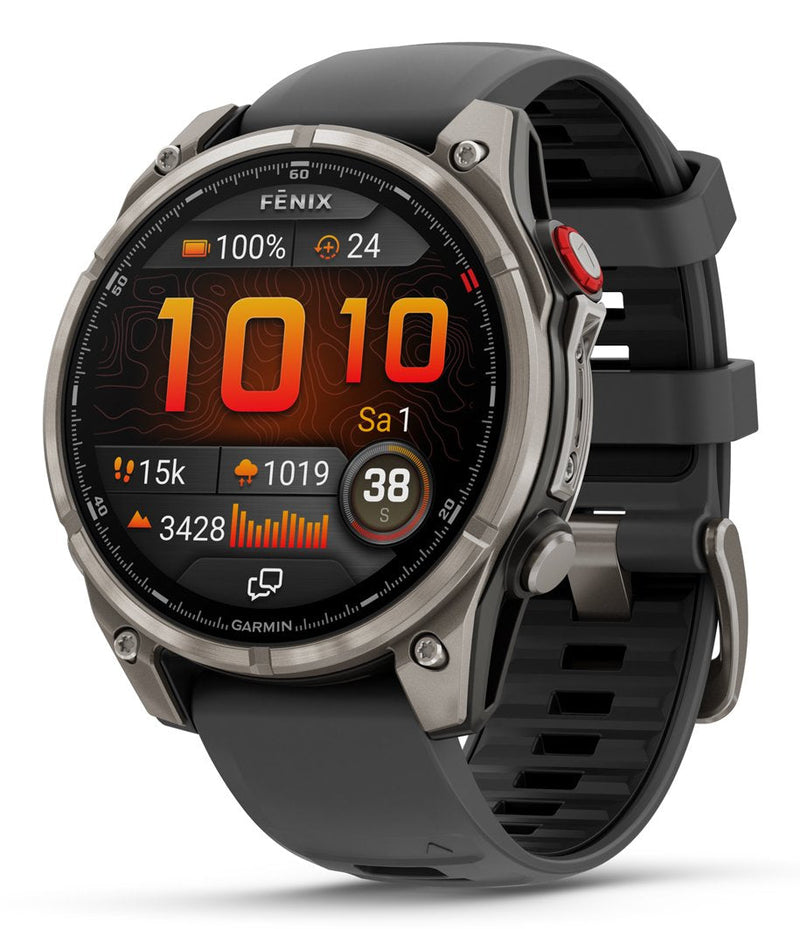 Garmin Smartwatch Fenix® 8 Pro Black Grey 47MM, Amoled
