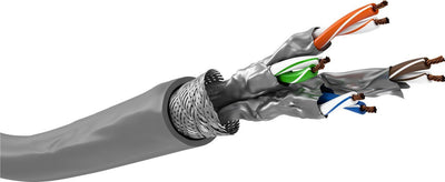 Goobay 96095 Network Cable 305M CAT.6A S/FTP (s-STP) Grey — image 1