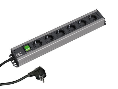 Bachmann Power Strip 19 6 Salidas 90° Black 2,0M — image 1