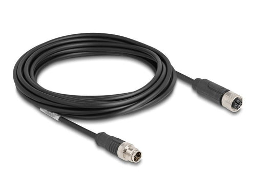 Delock 80862 Cable M12 Codificado X 8 Pin Male a Female Pvc 5M — image 1