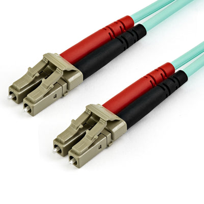StarTech.com Cable 15M Fibre Optic Multimode Dúplex 50/125 Lc a Lc - Aqua - OM4 - Lszh, 15M, Lszh, OM4, Lc, Aq — image 1