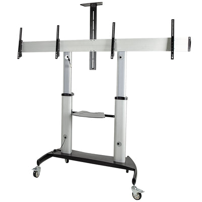 StarTech.com Carrito Dos TV 37A 60 Pulgadas Up To 50KG Cada Uno Stand VESA Mobile Phone Dos TV With Estantes E — image 1