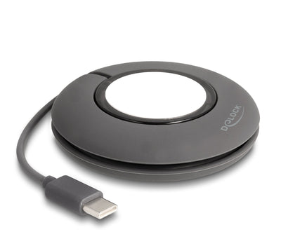 Delock Cable 83019 Charging Film Roll USB Type-c™ Apple Watch 1M Grey Magnetic — image 1