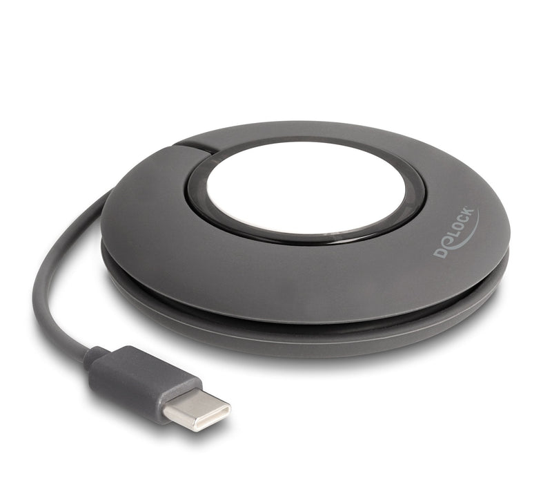 Delock Cable 83019 Charging Film Roll USB Type-c™ Apple Watch 1M Grey Magnetic