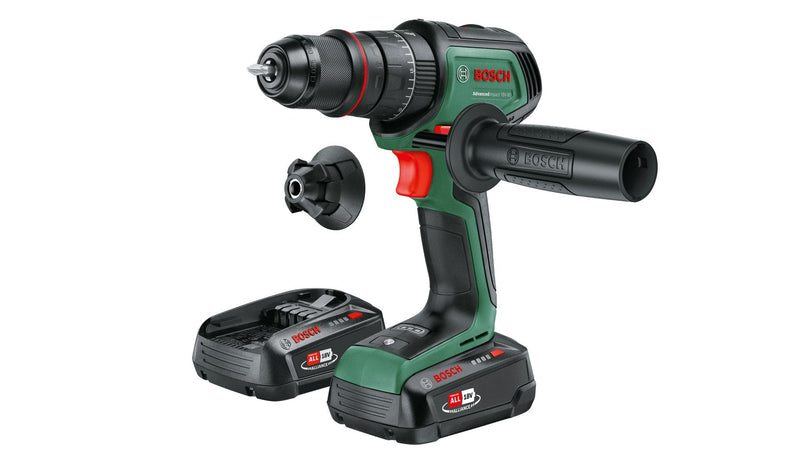 Bosch Drill Combinado a Battery Advancedimpact 18V-80 Quicksnap Green/Black 2X Battery Li-ion 2,5AH, Case Powe