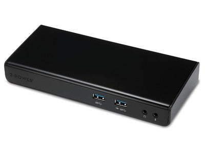 2-POWER USB-A 3.0 Dual 2K Display Dock With Cable Power Uk, Eu. Universal USB 3.0 Laptop Docking Station DOC01 — image 1