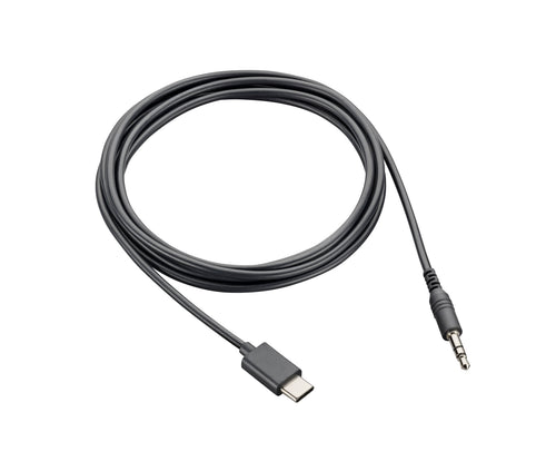 Poly HP USB-C a Adapter Connection Headphones 24 Pin USB-C Male a Mini-phone Stereo 3.5MM Male Replaces SKU 22 — image 1