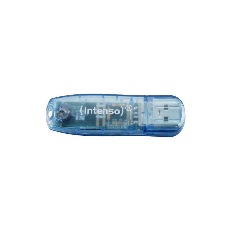Intenso USB Flash Drive 4GB Rainbow Line Blue