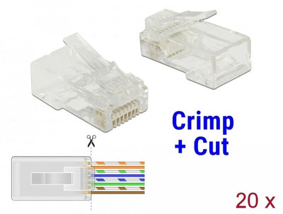 Delock 86453 Connector RJ-45 Transparent — image 1