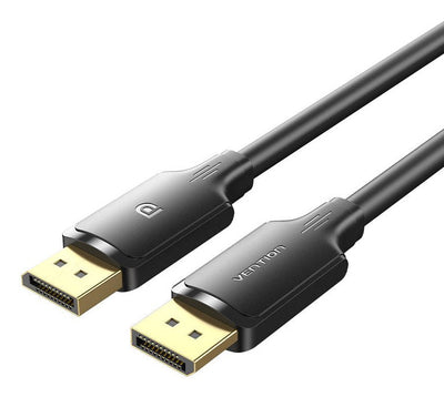 Vention Cable DisplayPort 1.2 4K Hakbj DisplayPort Male DisplayPort Male 5M Black — image 1