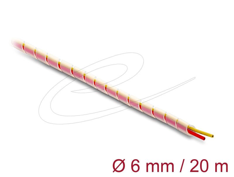 Hose Espiral Silicone 6MM Diámetro 20M Transparent