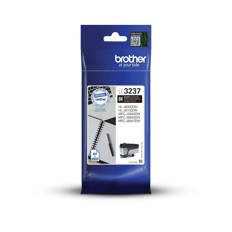 Brother Genuine Ink LC3237BK Black Pigmentada LC3237BK