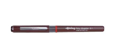 Rotring Pen 1904753 Gel With Cover Black