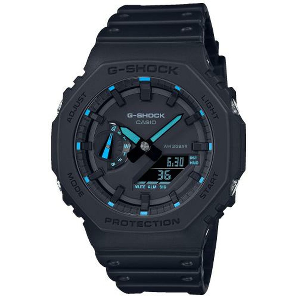 Casio G-Shock Men's Watch Casio G-Shock Ga-2100-1A2Er Digital Analogue Black