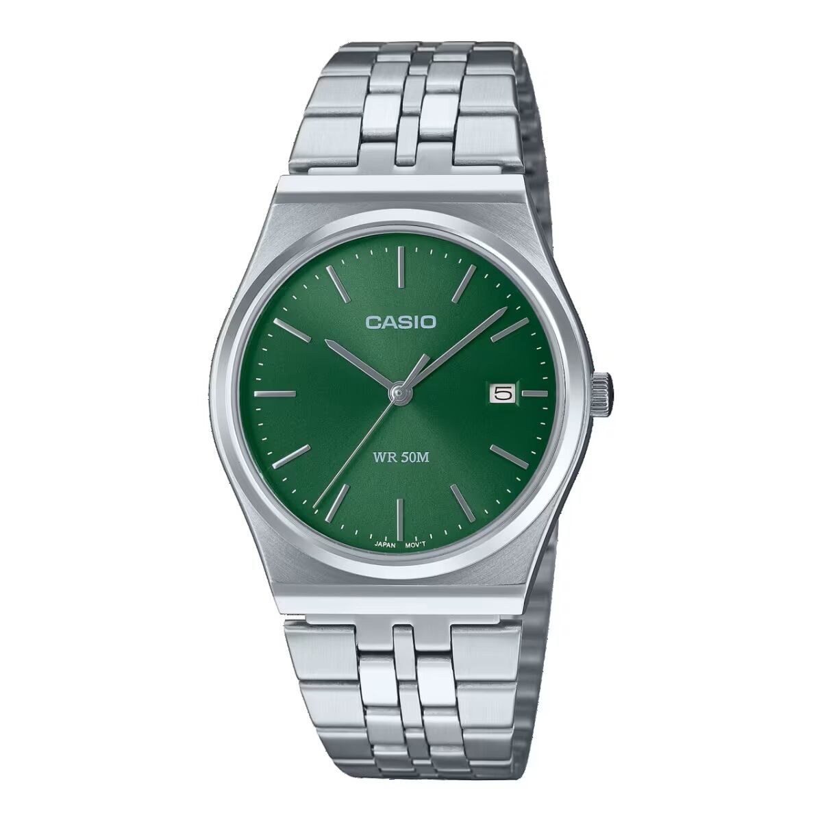 Casio Men's Watch Casio Green Silver (Ø 35 Mm)