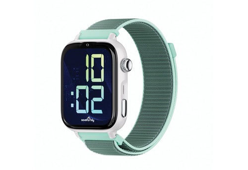 Savefamily Watch Smart Kids Savewatch Plus 2 - Screen Amoled - Housing White - Strap Fabric Ocean — image 1